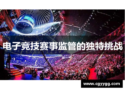 电子竞技赛事监管的独特挑战